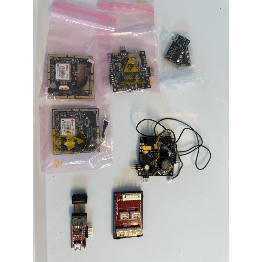 MikroKopter‎ Drone Parts Lot FlightCtrl ME 2.1 u-blox LEA-4H GPS Bantam EAC147